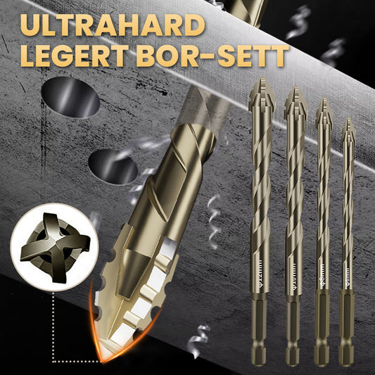 🔥2025 Hot Sale🔥Hög kvalitet 4-Flute Serrated Eccentric Drill Bit Set