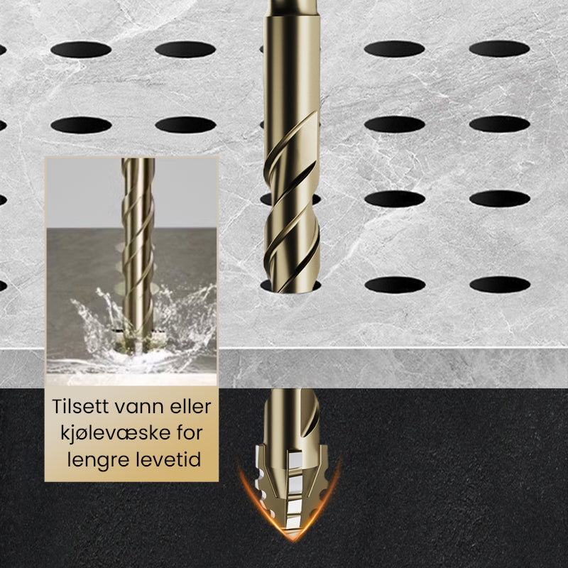 🔥2025 Hot Sale🔥Hög kvalitet 4-Flute Serrated Eccentric Drill Bit Set