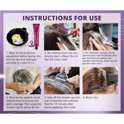 🔥Varm försäljning💕Bleach-Free Nourishing hårfärg