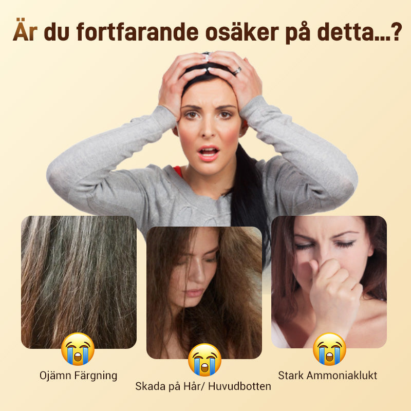 🔥Rent naturligt växtextrakt💥Vårdande växtbaserad hårfärg