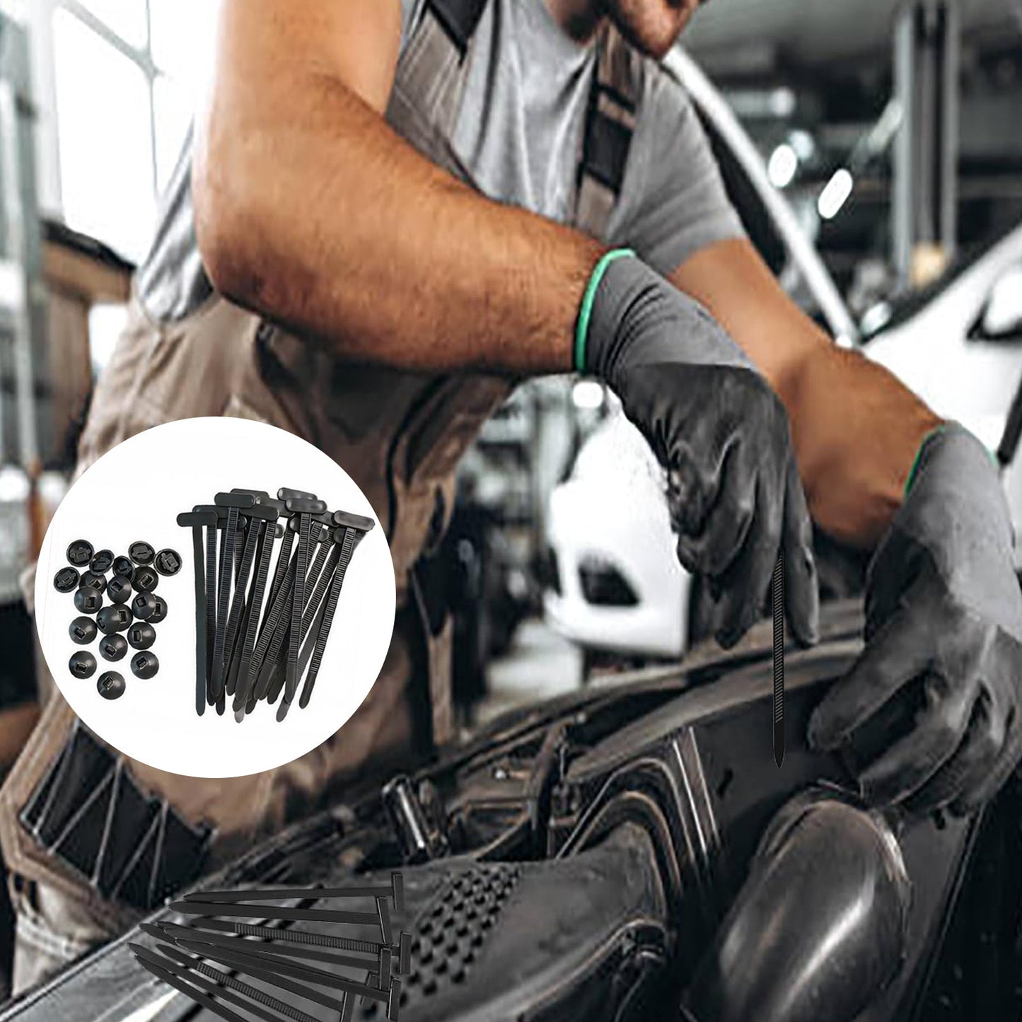 ✨Industriella kabelband – säkra fästelement för hemmet och DIY🚗