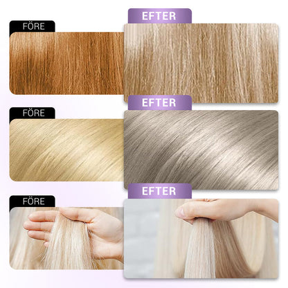 Anti-gulnande lila hårmask 💜 Säg adjö till röda höjdpunkter! 💜