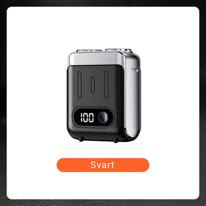 🔥Ny uppgradering🔥Bärbar Mini Roterande Elektrisk Rakapparat för Män
