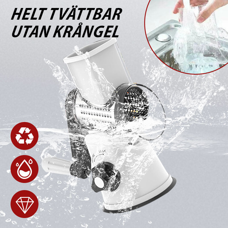 🥕Limiterad tid till halva priset-3 i 1 roterande osthyvel grönsaksrivare