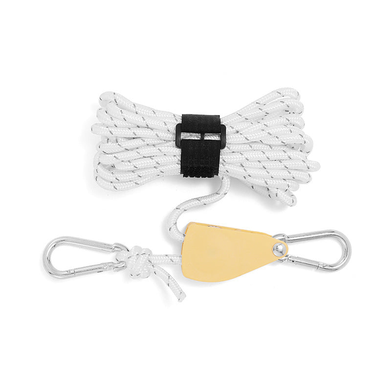 🔥Bärbar Justerbar Fix Campingrep🌳