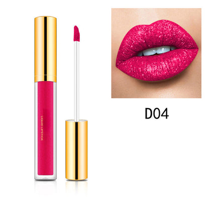 🔥Metallic Liquid Diamond Glitter läppstift