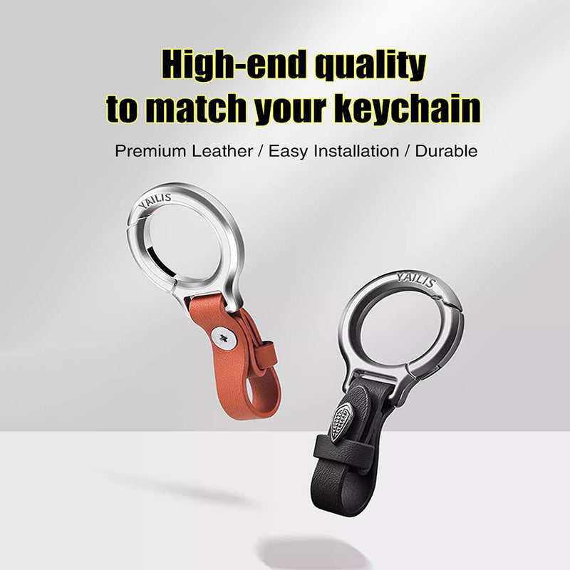 Lyxig Läder Bilnyckelring