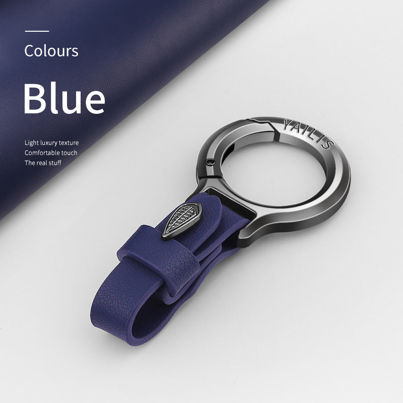 Lyxig Läder Bilnyckelring
