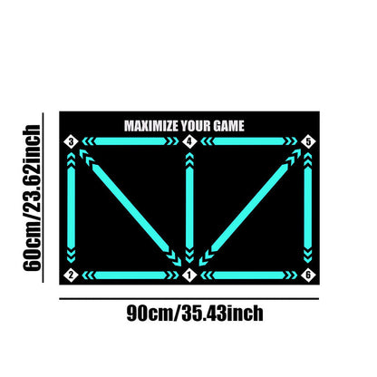 🔥Ett barns bästa kompis⚽Fotbollsträningsmatta för alla nivåer Halkfri och tyst