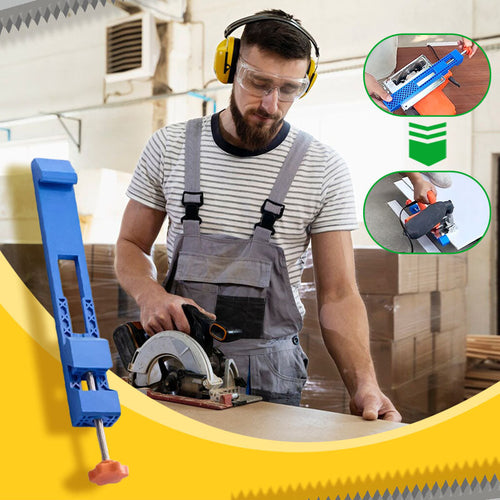 Bärbar justerbar panelskärare för träbearbetning Skärmaskin Bas Tillbehör