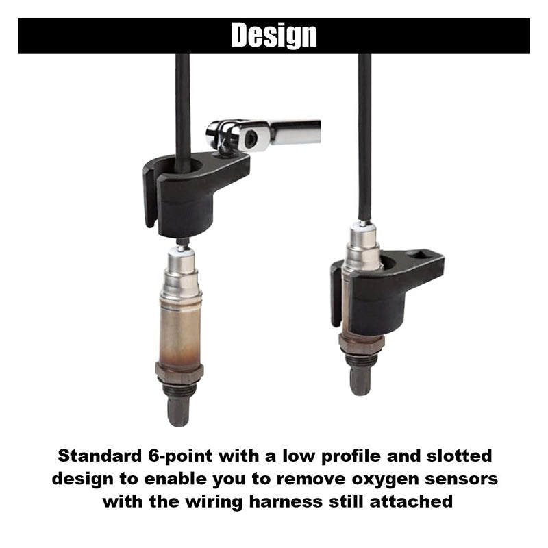 Offset-syresensorhylsa för bil för enkel installation och borttagning (7/8"/22mm)