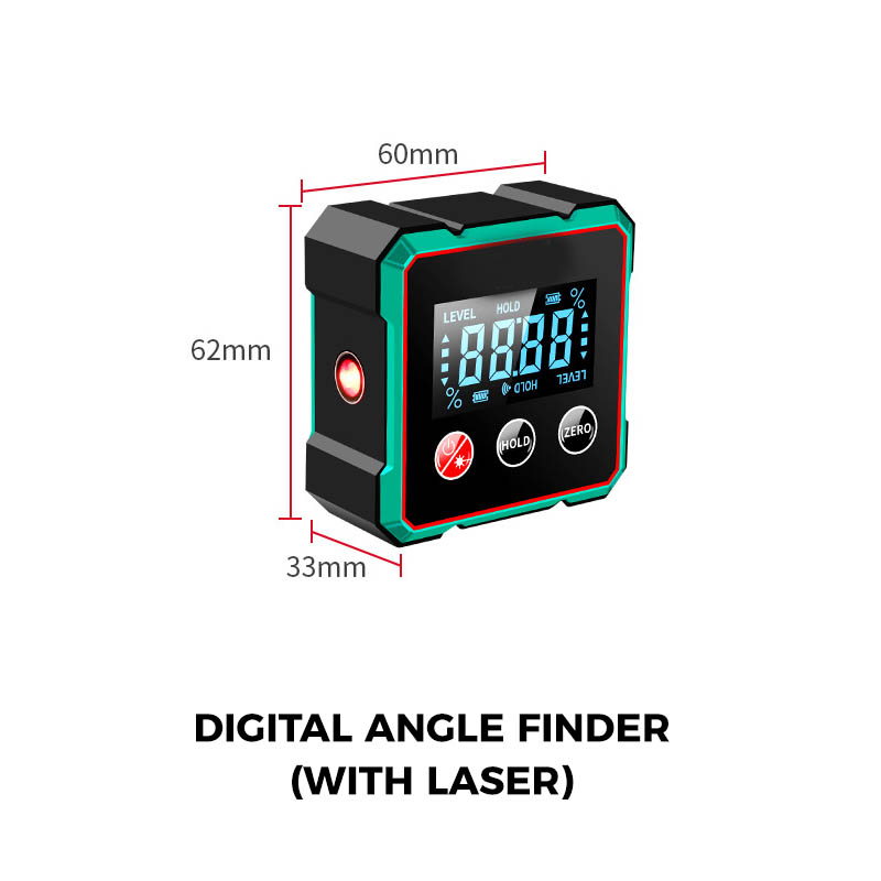 💥Varm försäljning 50% rabatt💥Magnetisk digital vinkelmätare med elektronisk laser🛠️