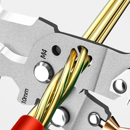 🔧FÄRDIG MED 5 VERKTYG🔥Elektrisk Mät-tång – Mäter spänning + klipper + bänder i EN!