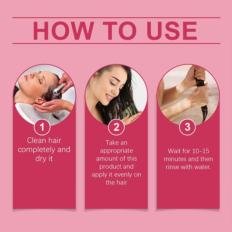 💝Fuktar, ger näring och reparerar på djupet 💝3-i-1 hårmask