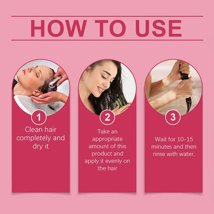 💝Fuktar, ger näring och reparerar på djupet 💝3-i-1 hårmask