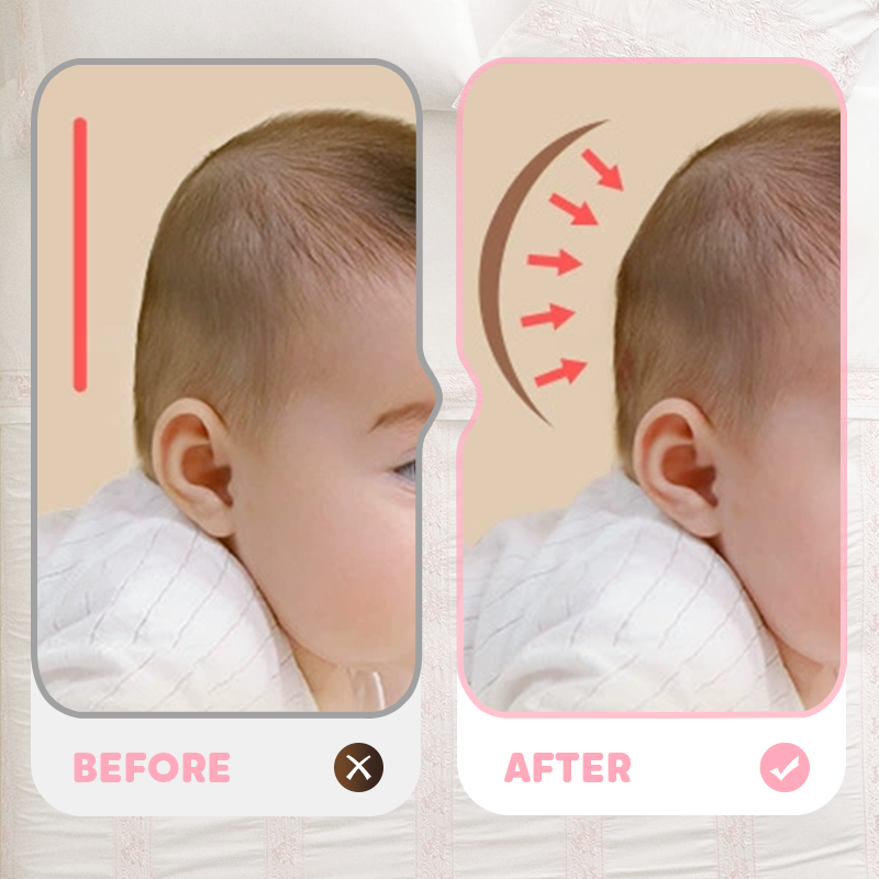 🔥Allsäsong andningsbar formkudde för babyutveckling