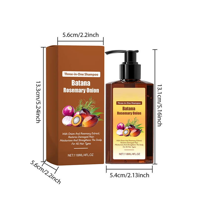 🔥Ny uppgraderad Jumbo-flaska✨3-i-1 Vårdande och konditionerande schampo✨