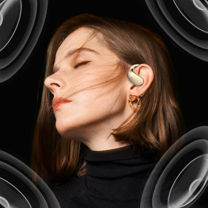 🎧✨ Trådlösa Öppna Öronshörlurar med LED-display