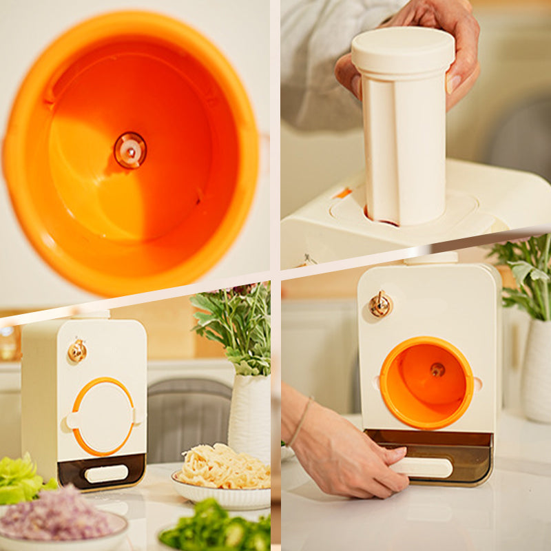 🔥Det är superhett över hela internet🔥Multifunktionell elektrisk grönsaksskärare och rivare för köket