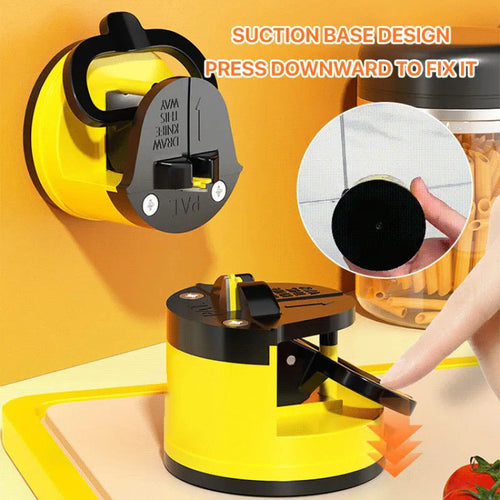 Mini Knife Sharpener with Suction Base